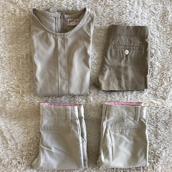 Cat & Jack Other - Crewcuts, Cat & Jack School Uniform Bundle - Khaki - Size 4-5